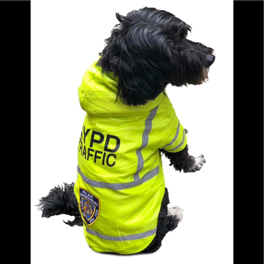 Royal Animals NYPD Traffic Fluorescent Raincoat 🐶
